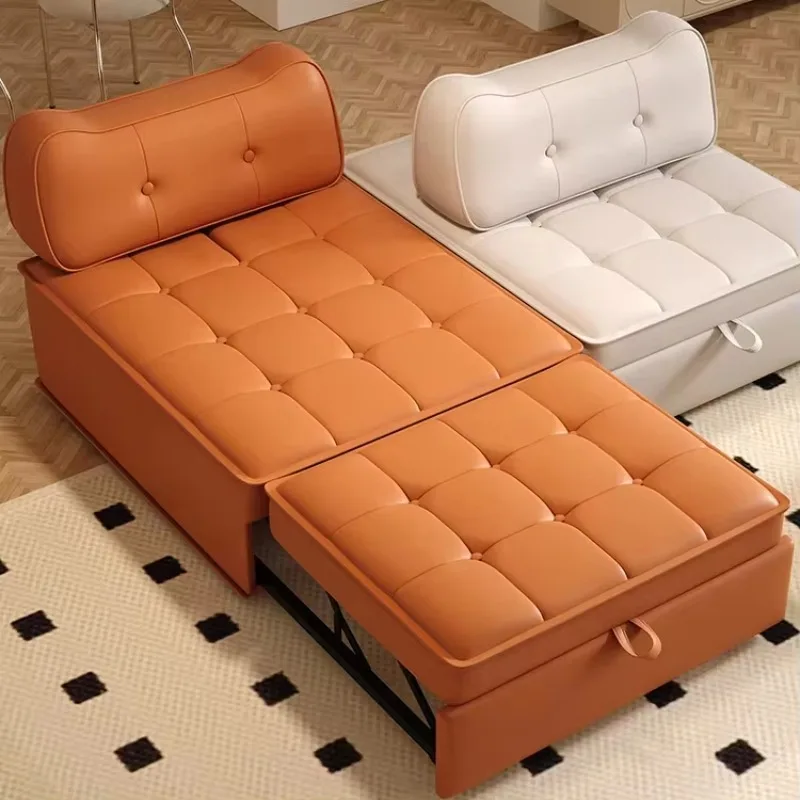 Hot Sale Yellow Orange Living Room Dining Room Elegant Convenient Ergonomic Flat Office Breathable Sofa Single Sofa Bed.
