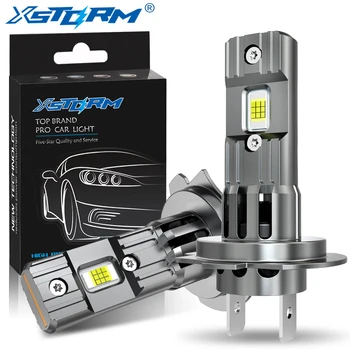 XSTORM H7 Kit de faros LED Mini bombilla 100W 25000LM 6000K CSP para faros de coche 12V blanco Auto faros antiniebla H7 Led Turbo automóvil