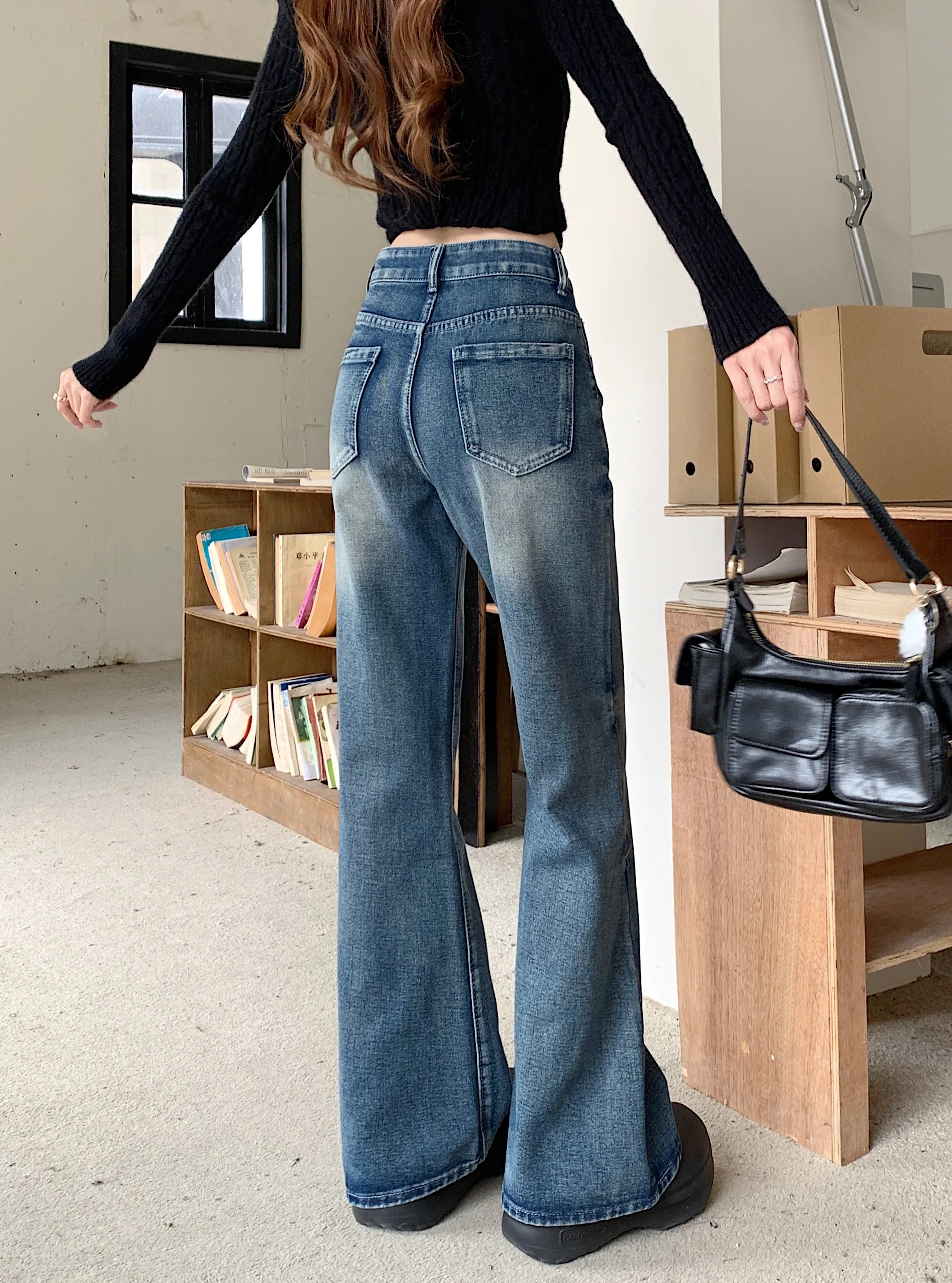 جينز البضائع للنساء مكتب العمل الأعمال الرسمي الأنيق الأساسية بسيطة اللازمة الذكية المتقدمة جودة الملمس المواد دائم