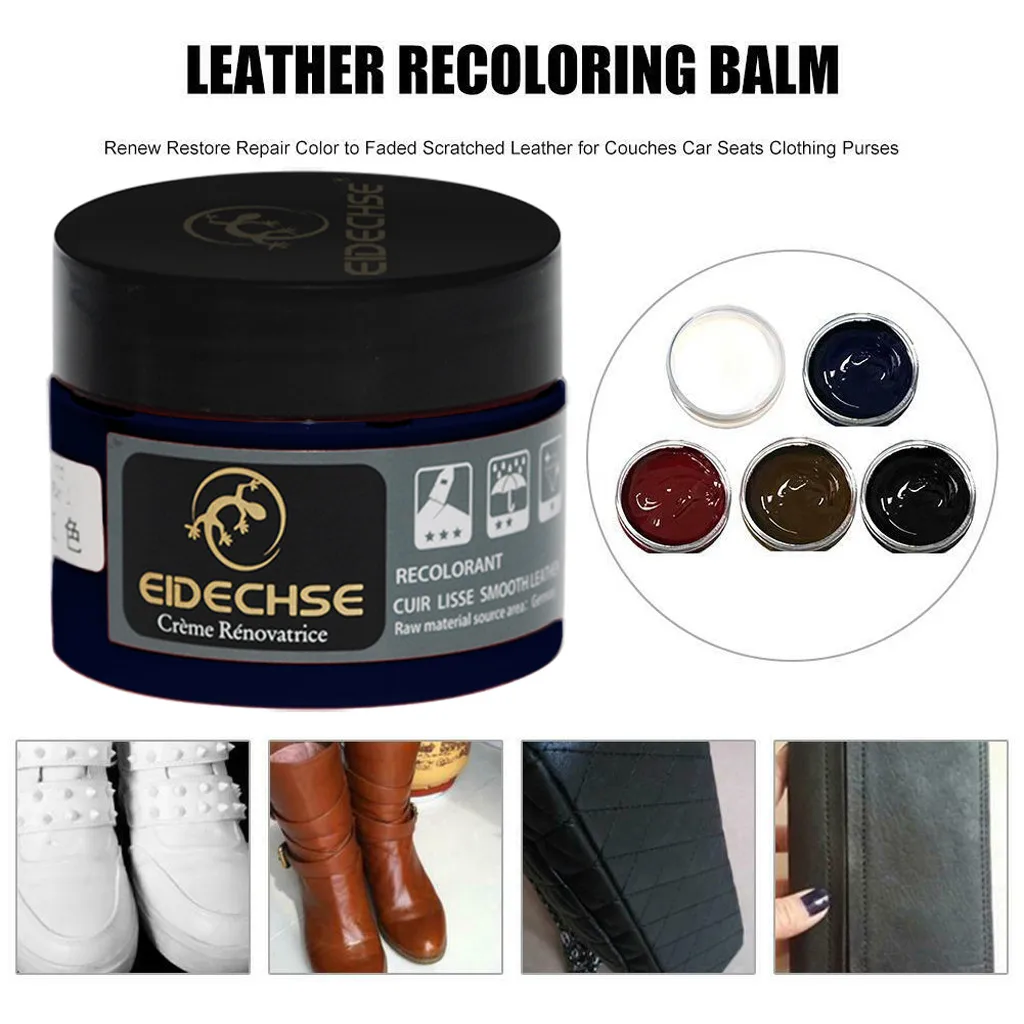 Leather Repair Tool Car Seat Sofa Coats No Heat Liquid Leather Vinyl Restorer Holes Scratch Cracks Rips Polish Paint Care