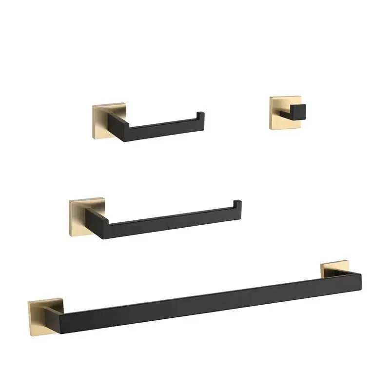 

4-Piece Bath Hardware Set - Modern Design, Durable Finishes, Easy Install
