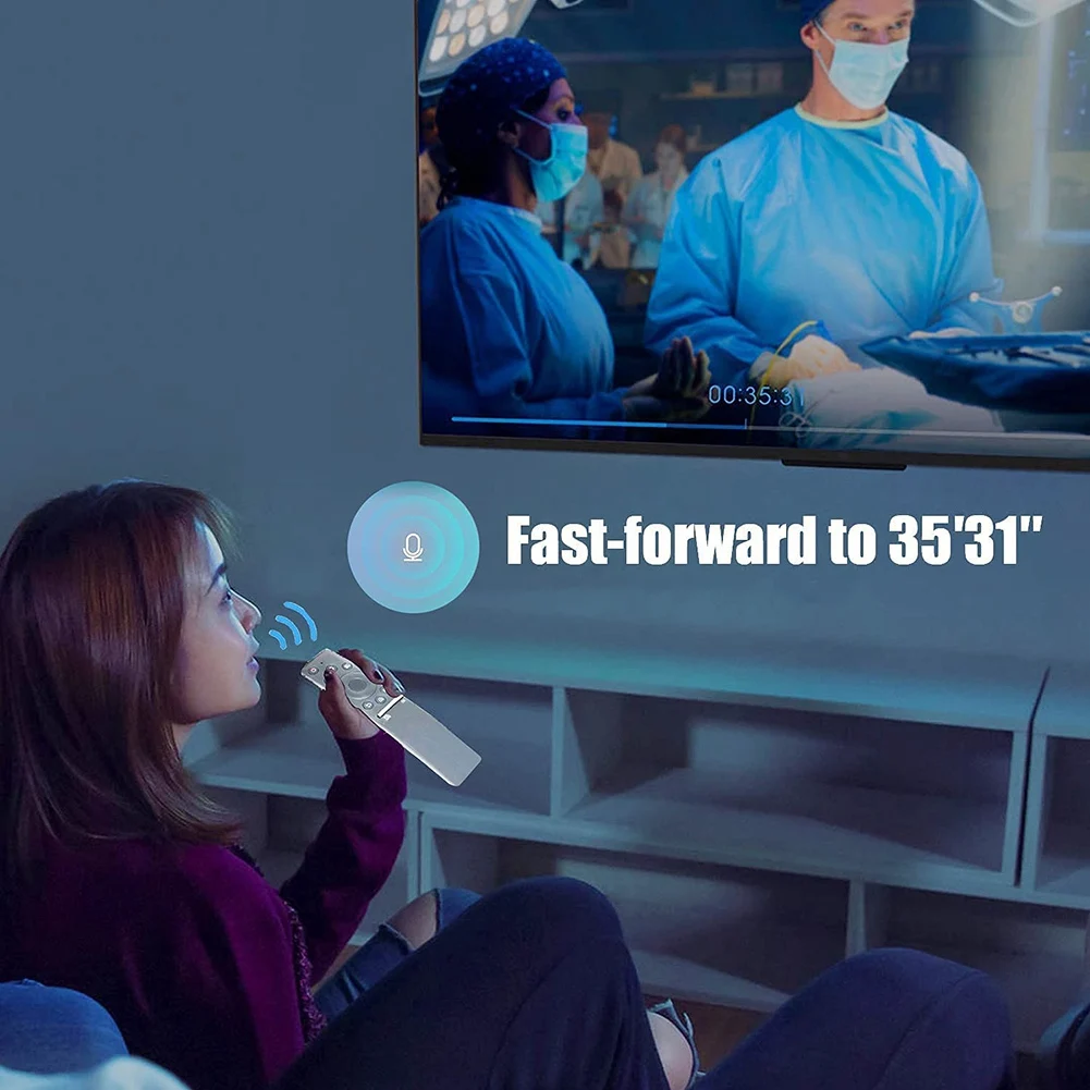 Новый женский голосовой пульт дистанционного управления для Samsung Smart TV UN65KS8500F UN55KU7000F UN65KS8500F UN65KS9500F UN75KS9000F