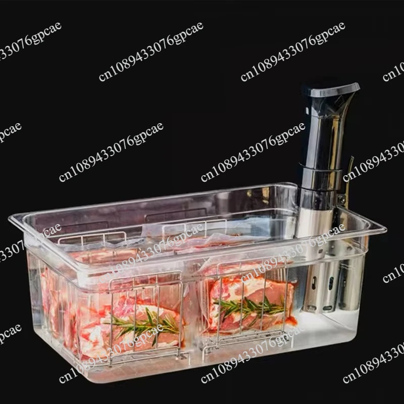 6L 11L 25L Sous Vide Accessories Kit PC Clear Sous Vide Water Container With Cover for Sous Vide