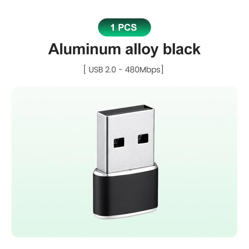 USB naar USB C-adapter voor iPhone 17 USB C Female naar USB Male Autolader Adapter Type C Converter voor Apple 16 voor Samsung Galaxy