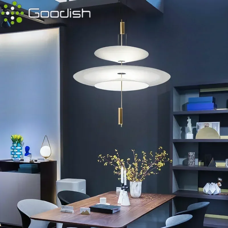 Goodish الحد الأدنى الشمال قلادة أضواء الحديثة ديكور المنزل الثريا مع مصابيح Led للمطبخ المعيشة غرفة الطعام غرفة نوم