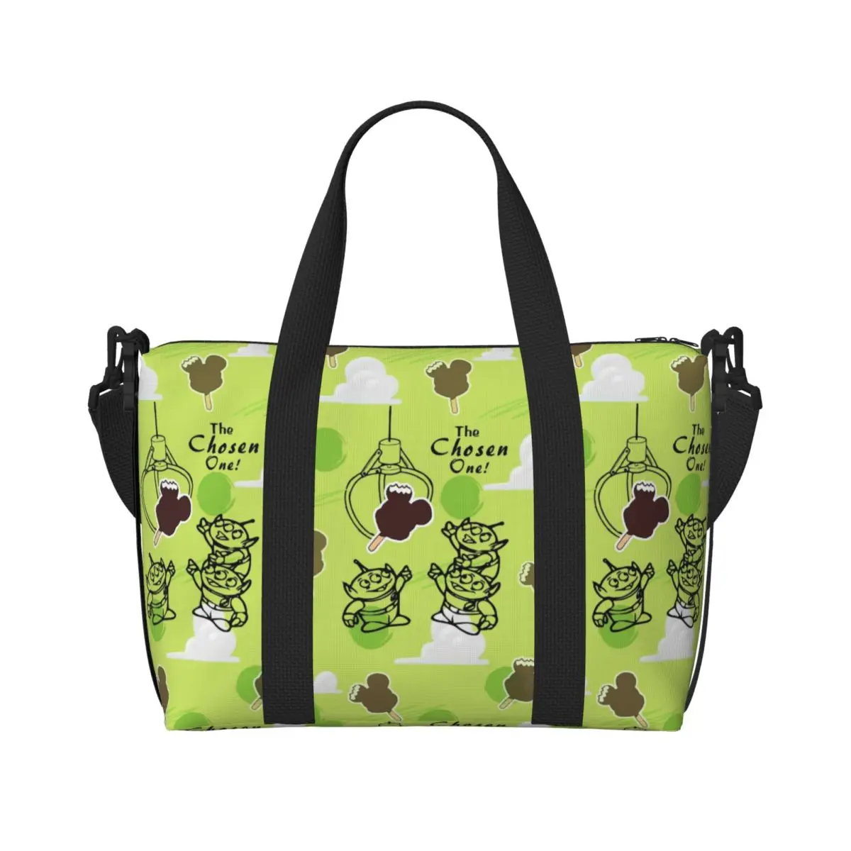 

Custom T-Toy S-Story Beach Tote Bag Women Extra Large Gym Carry On Travel Shopping Bags