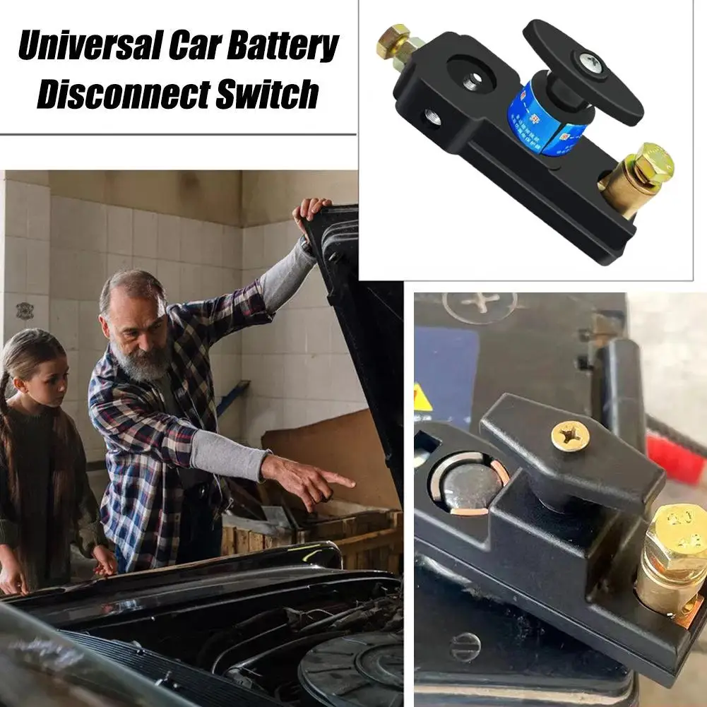 Car Battery Disconnect Switch Manual Automatic Breaker Power Switch Leakage Intelligent Car Protector Accessories Anti-loss P3h7