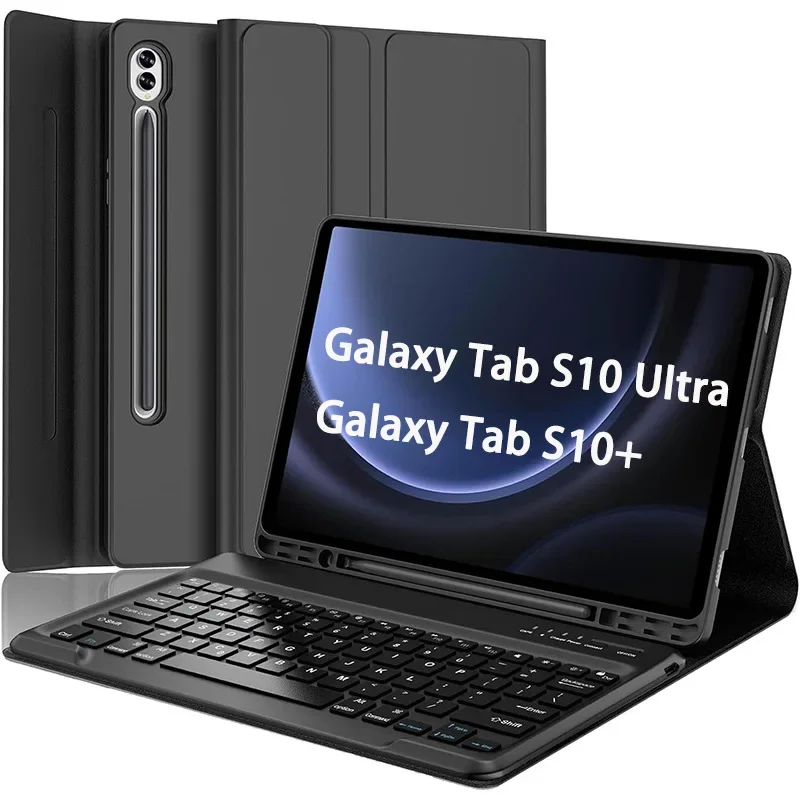 

Чехол с клавиатурой для Samsung Galaxy Tab S10 Plus 12,4, чехол для планшета Galaxy Tab S10 12,4 SM-X820/X826B/X828U Magic Keyboard Funda