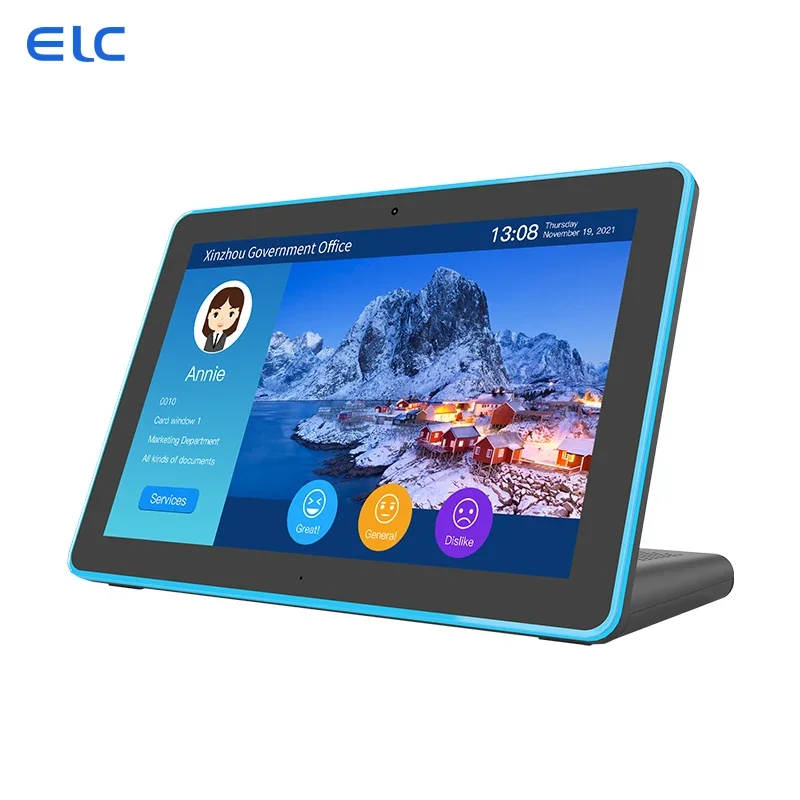 WL1052T 8 10.1 13.3 14 15.6 17.3 L-shape inch digital POE lcd android industrial tablet screen wall mounted android tablet poe