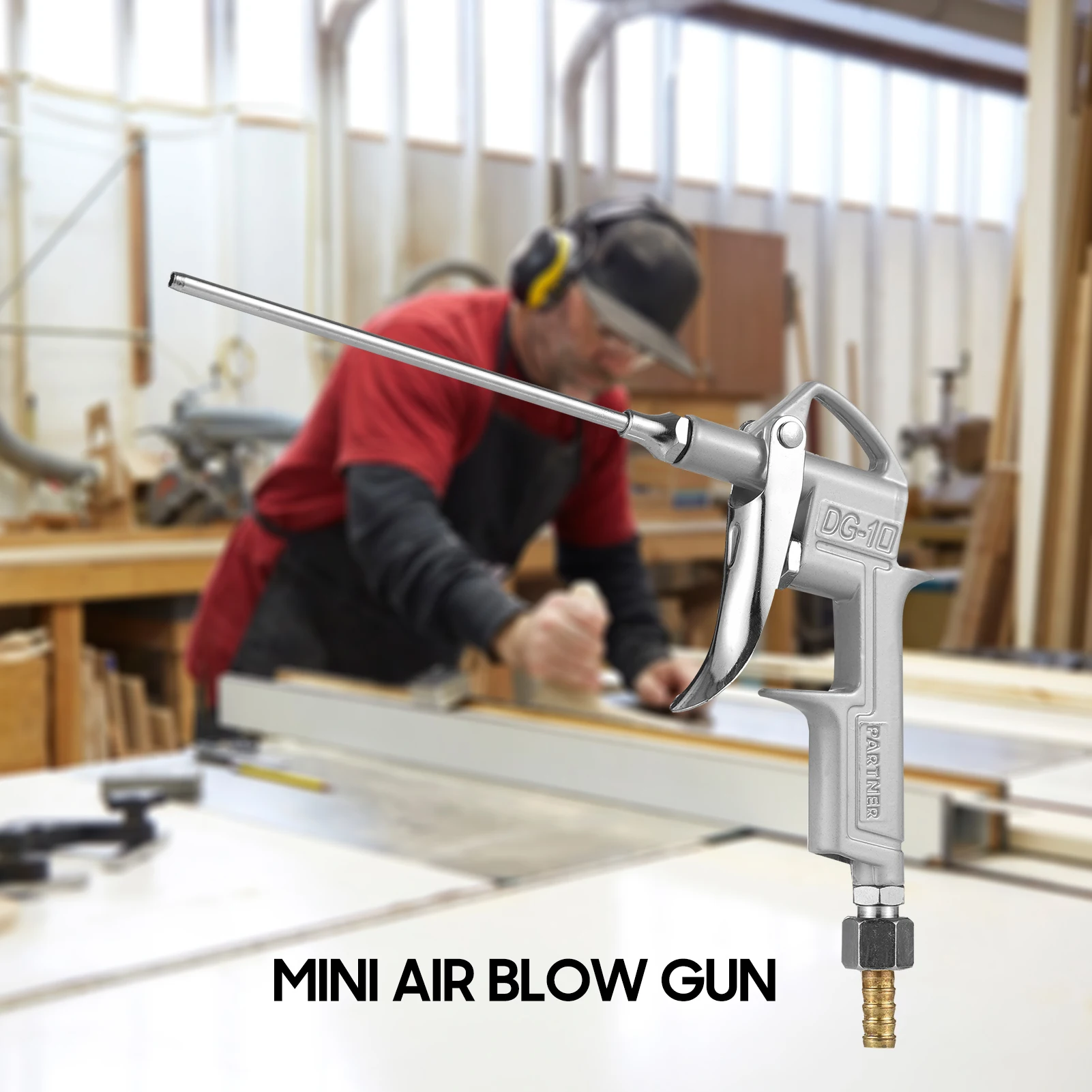 5Pcs Mini Air Blow Gun Kit Pneumatic Dust Blower Gun Air Spray Gun Dust Cleaning Air Blower for Automobile Engine Cleaning