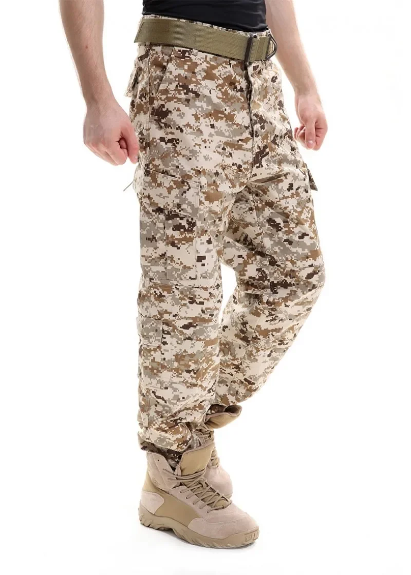 High Quality A-TACS FG ACU CP Black Color Ripstop Pants Hunting Uniform Tactical Desert Camo Hunting Pants BDU Style