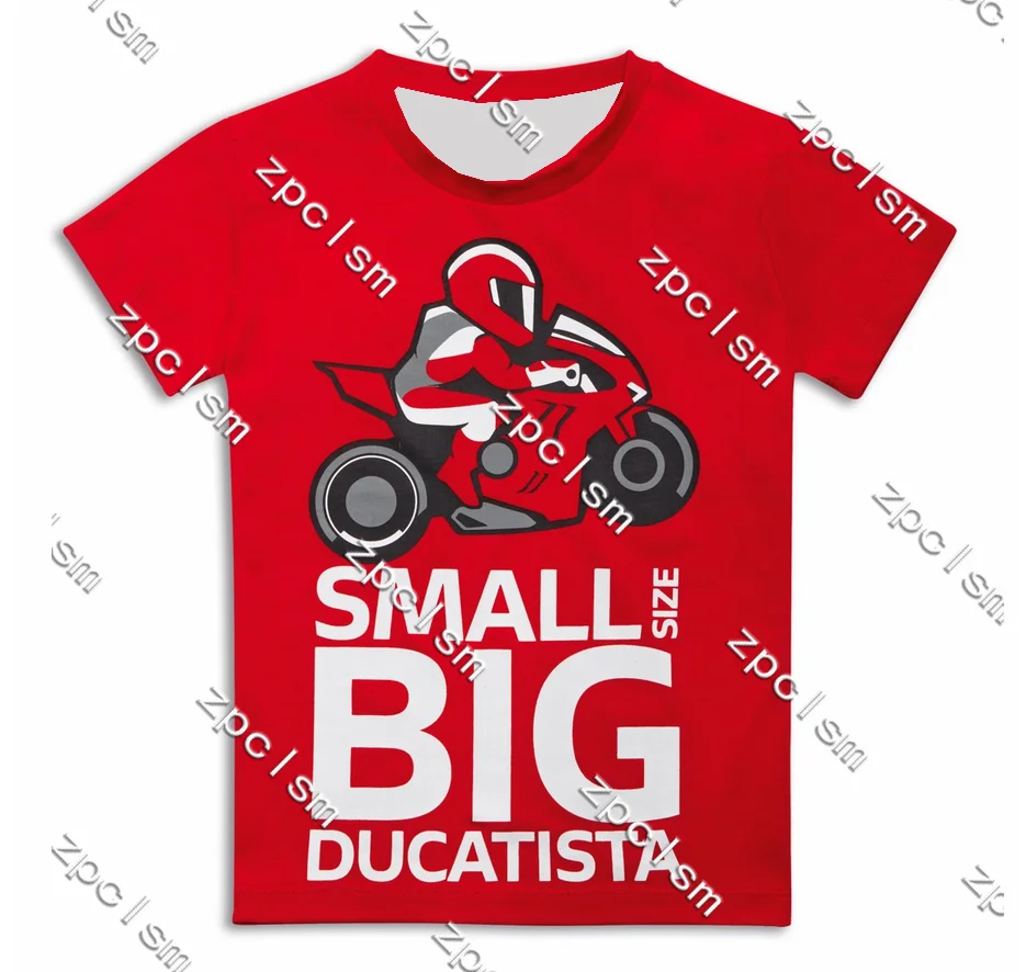 2024 MOTO GP T-shirt Big 3D Printed Motorcycle T-Shirt Men's Clothing Street Fashion Tee Ducati Cycling Clothes Tops BMX