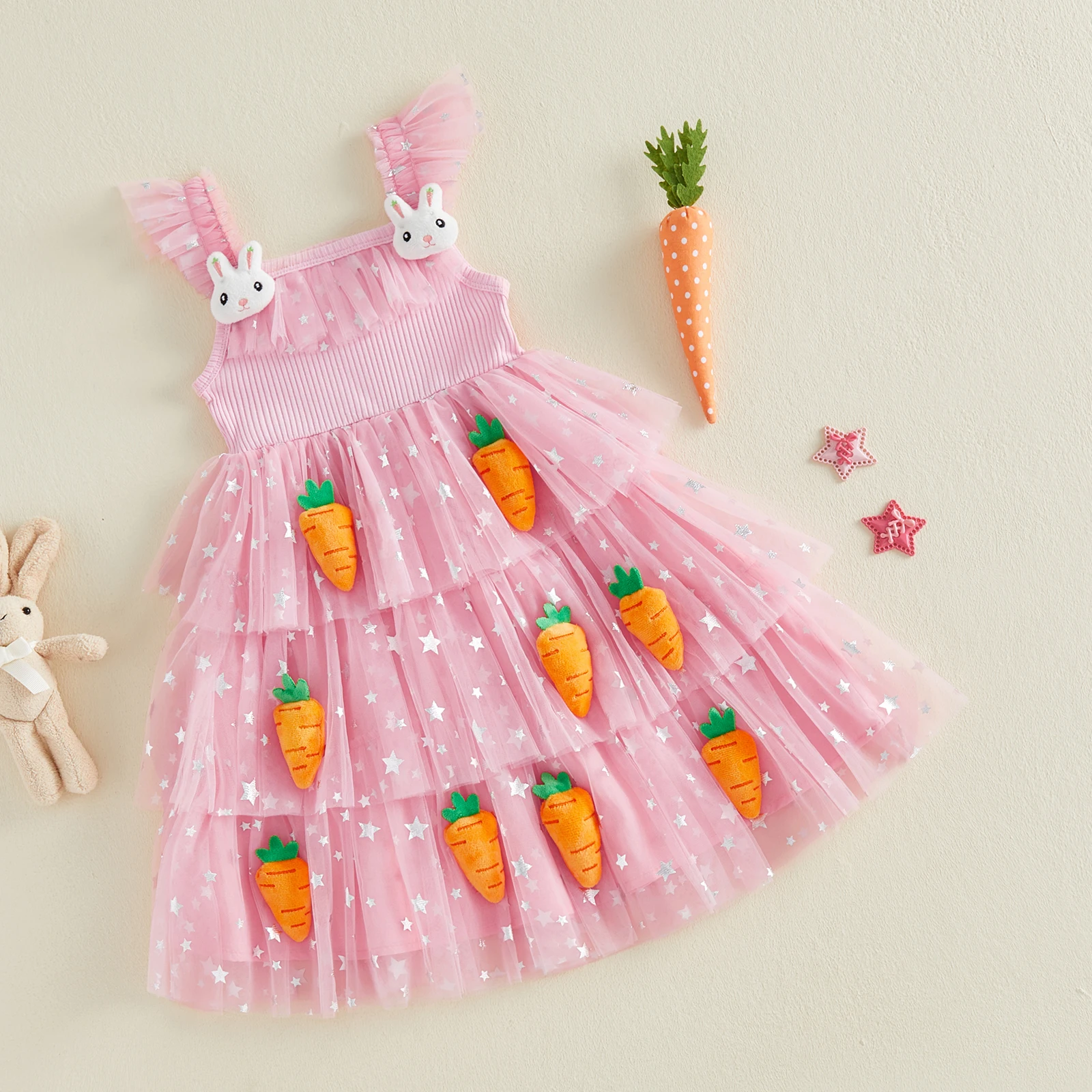 

Пасхальный наряд для маленьких девочек: платье А-силуэта с вышивкой букв и цветов, матросским воротником, пышными рукавами и клетчатым принтом, летняя одежда