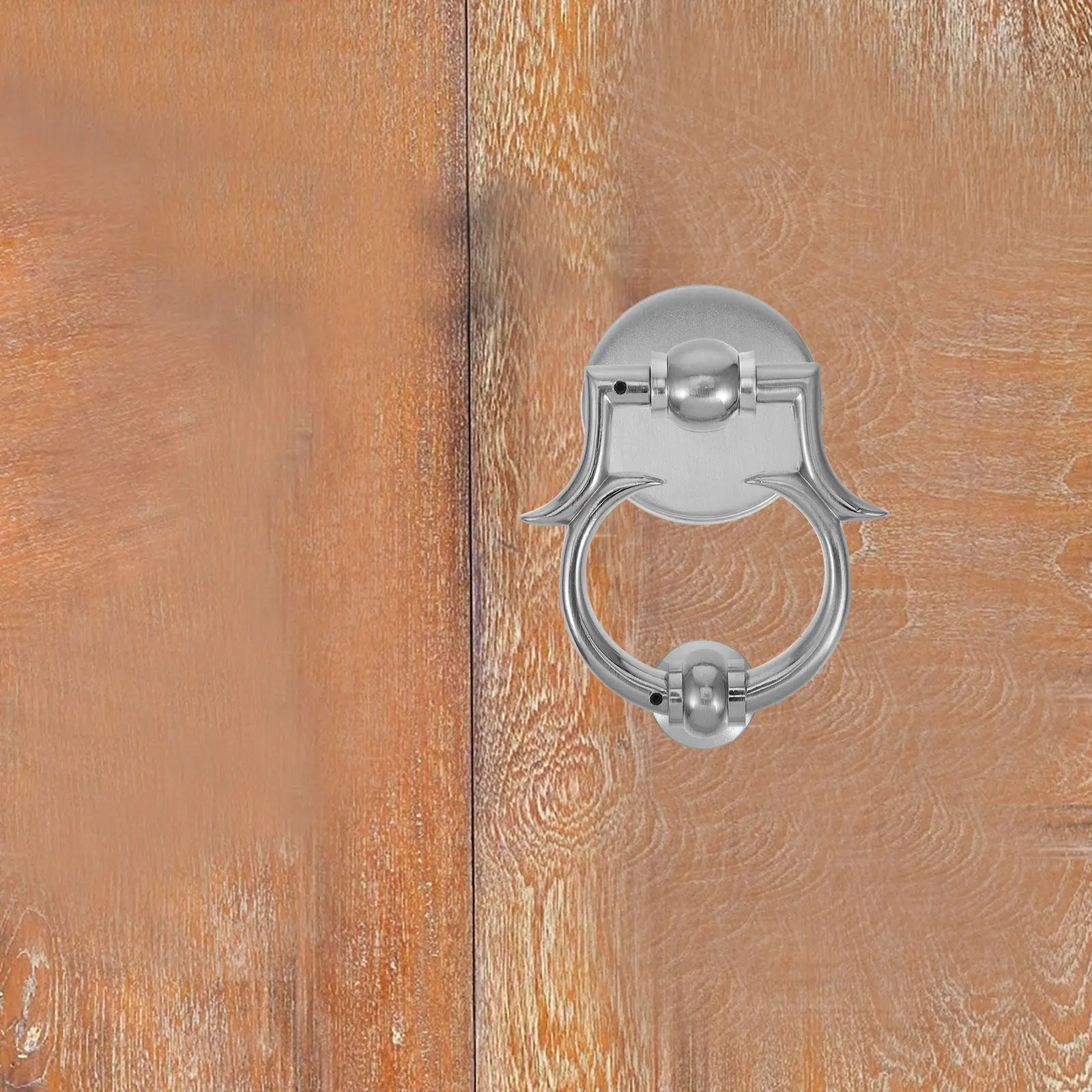 1Set European Style Door Knocker Simple Design Secure Installation Front Door Decorative Gate Knocking Handle Replacement Kit