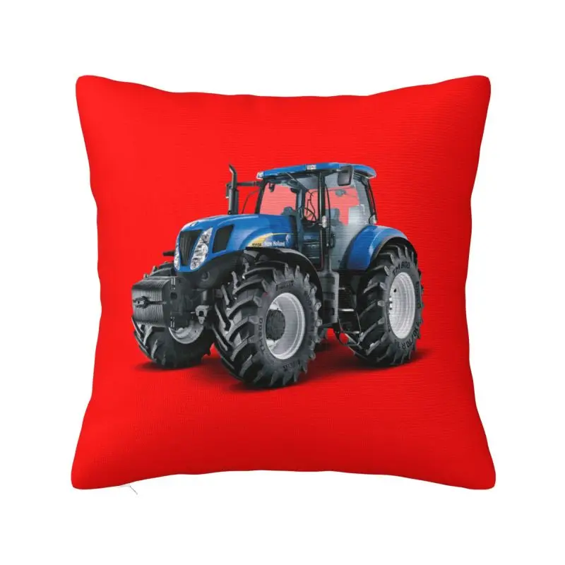 Custom Modern Tractor Cushion Cover for Sofa Soft Pillow Case