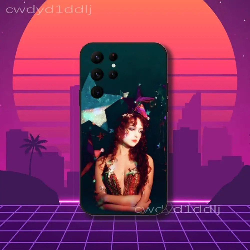 C-Chappell Roan The Giver Phone Case For Samsung S10,S21,FE,S21 ,S26,S25,S24,S23,Ultra,S9,S22,Plus Black Shockproof TPU