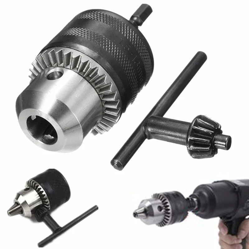 チャックキーの穴あけ,手動修理,Tハンドル,10mm, 13mm, 16mm,電気ドリル用クランプ,付属品