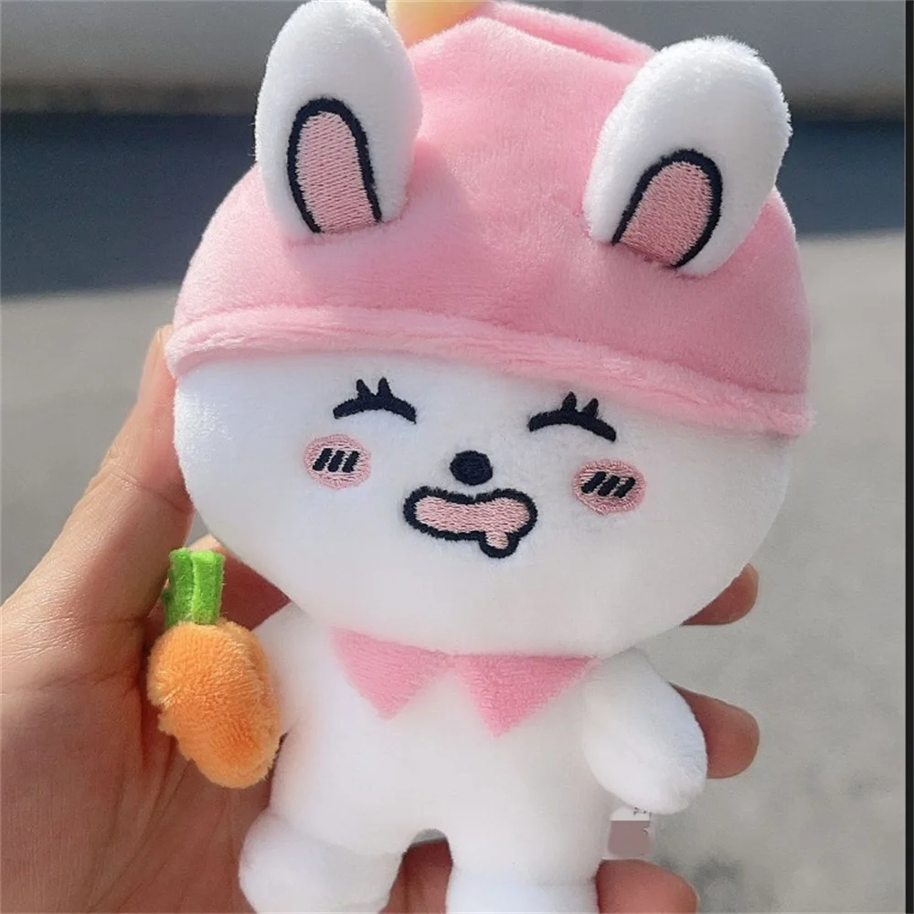 KPOP 15cm STAYC Pink Hat Rabbit Doll SUMIN SIEUN SEEUN YOON ISA J Fans Collection Gifts Cartoon Animal Plush Doll Ornaments