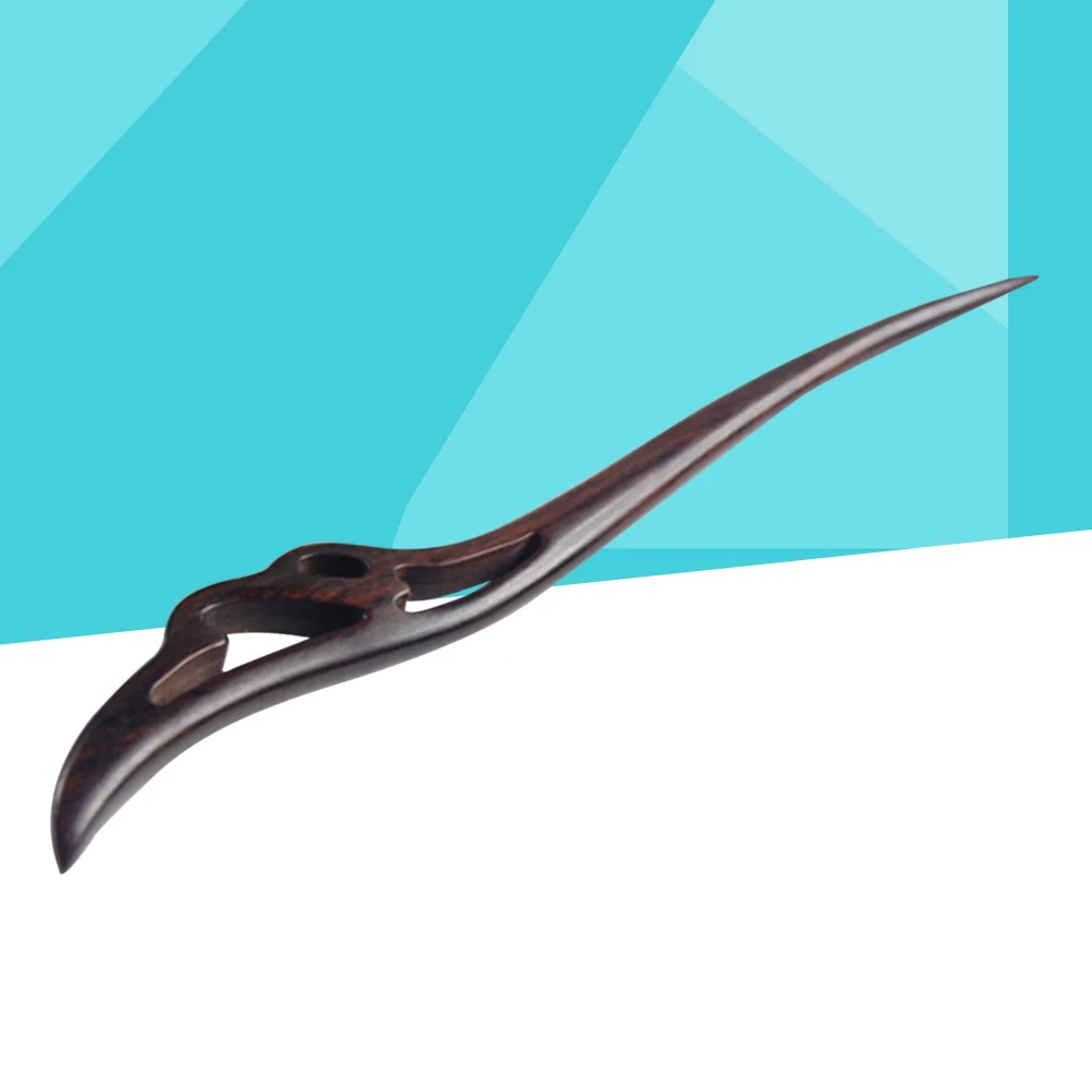 

2 шт., винтажная заколка для волос из черного дерева Royal Court, аксессуары для волос из черного дерева для женщин, натуральная деревянная палочка для волос, подарочная шпилька