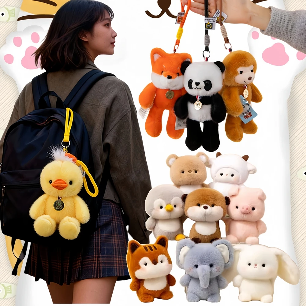 

16cm-20cm Panda Rabbit Plush Doll Capybara Elephant Stuffed Animal Pillow Duck Plush Bear Animal Plush Toy Sleeping Gift