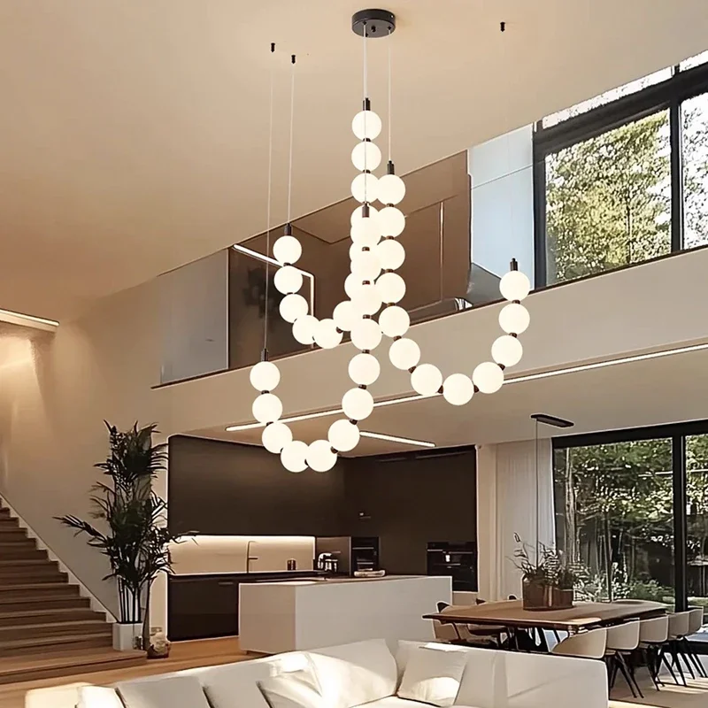 2027 Nordic Style Home Decoration: Ceiling Lamps For The Living Room, Staircase Lamps, Hanging Lamps, Ceiling-Mounted Lamps, Ind