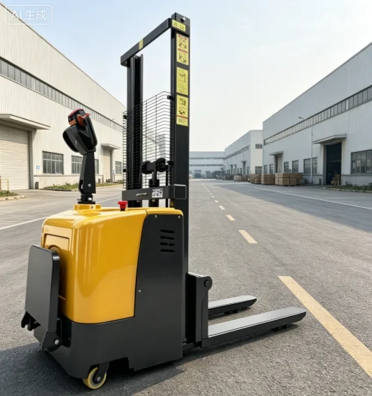 

Customized Walkie & Ride-on Electric Forklift 1.5T Stacker Electric Lift Stacker