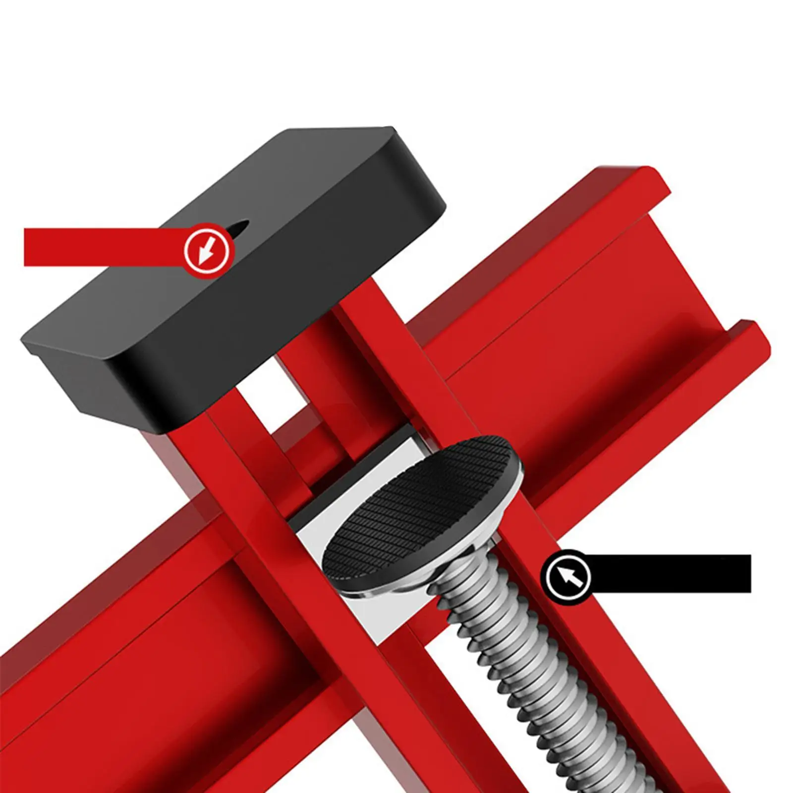 Cabinet Door Mounting Jig Multipurpose for DIY Projects Easily Adjustable Aluminum Alloy Cabinet Door Installation Position