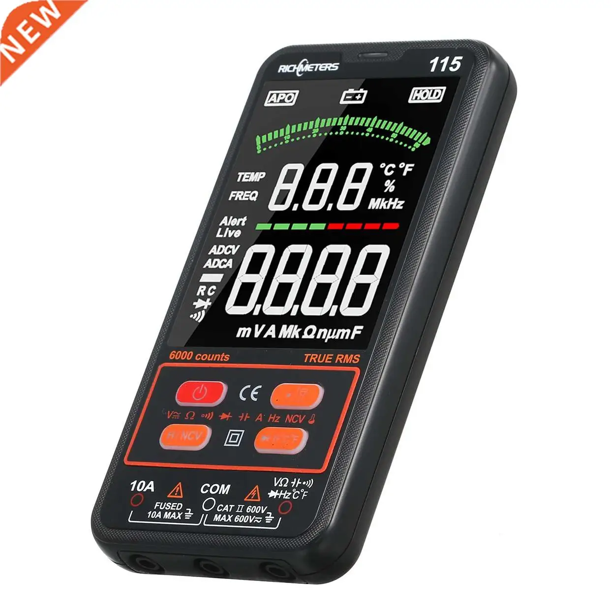 multimetre-numerique-rm5-true-rms-6000-points-de-mesure-ac-accessoires-de-differentes-marques-sac-pieces-et-accessoires