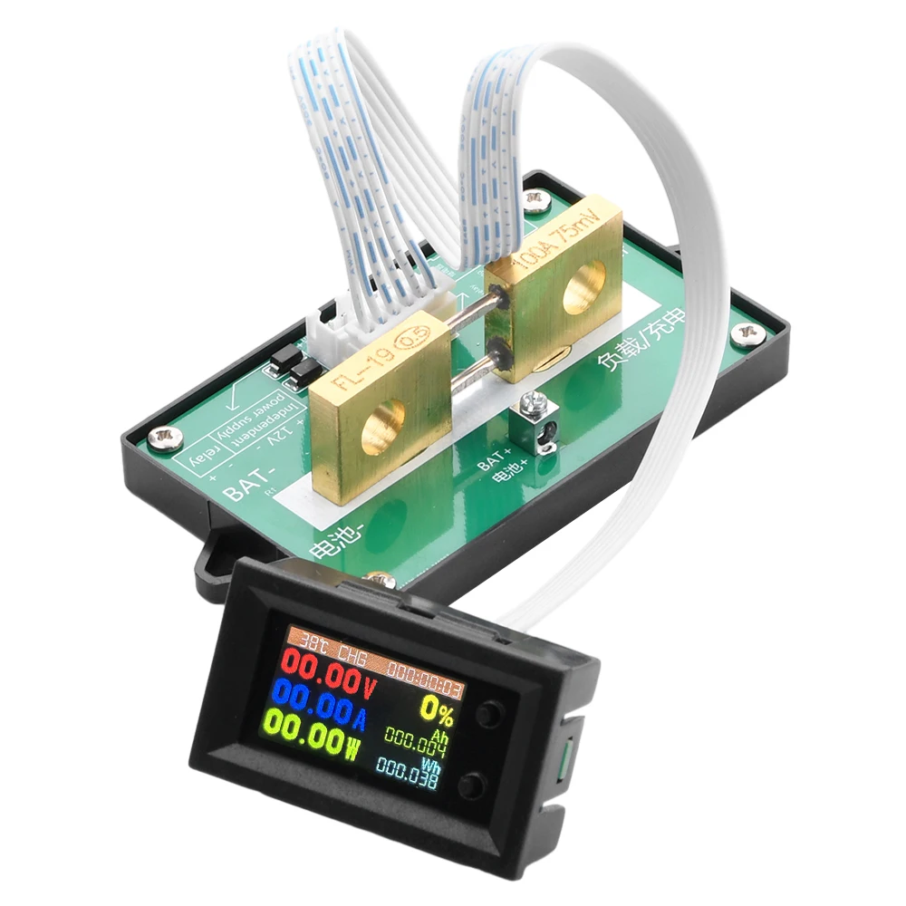 9 in 1 voltmetro amperometro DC 7-200V 20-500A misuratore di energia digitale multifunzione wattmetro Tester di corrente di tensione