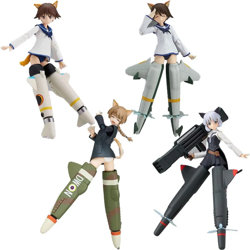 

Оригинальный завод Max Figma 074 275 Miyafuji Yoshika 106 Lynette Бишоп 142 Sanya V. Фигурная экшн-игрушка Litvyak 12 см