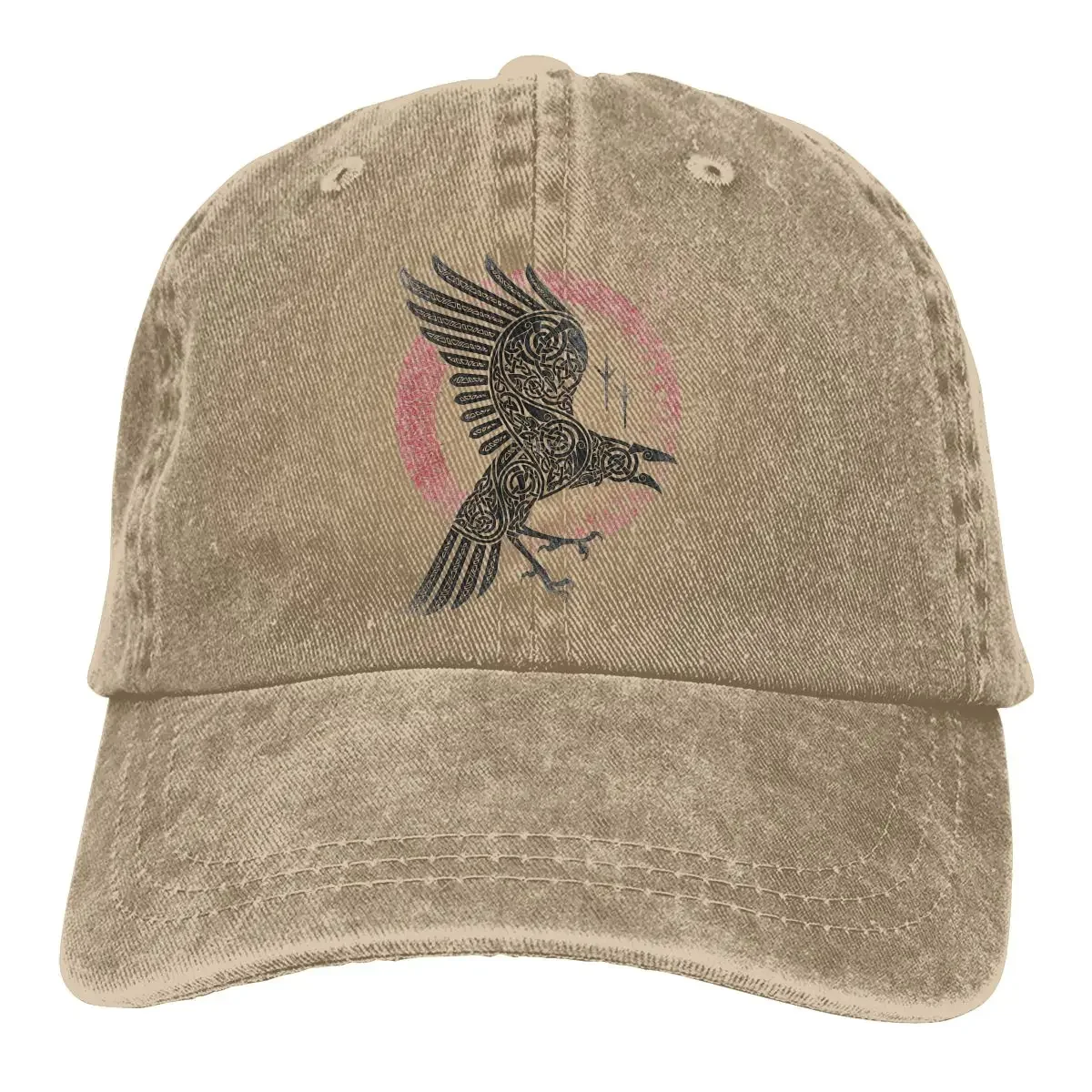 RAGNAR'S RAVEN The Baseball Cap Peaked capt Sport Unisex Outdoor Custom Vikings Norsemen Ragnar Hats