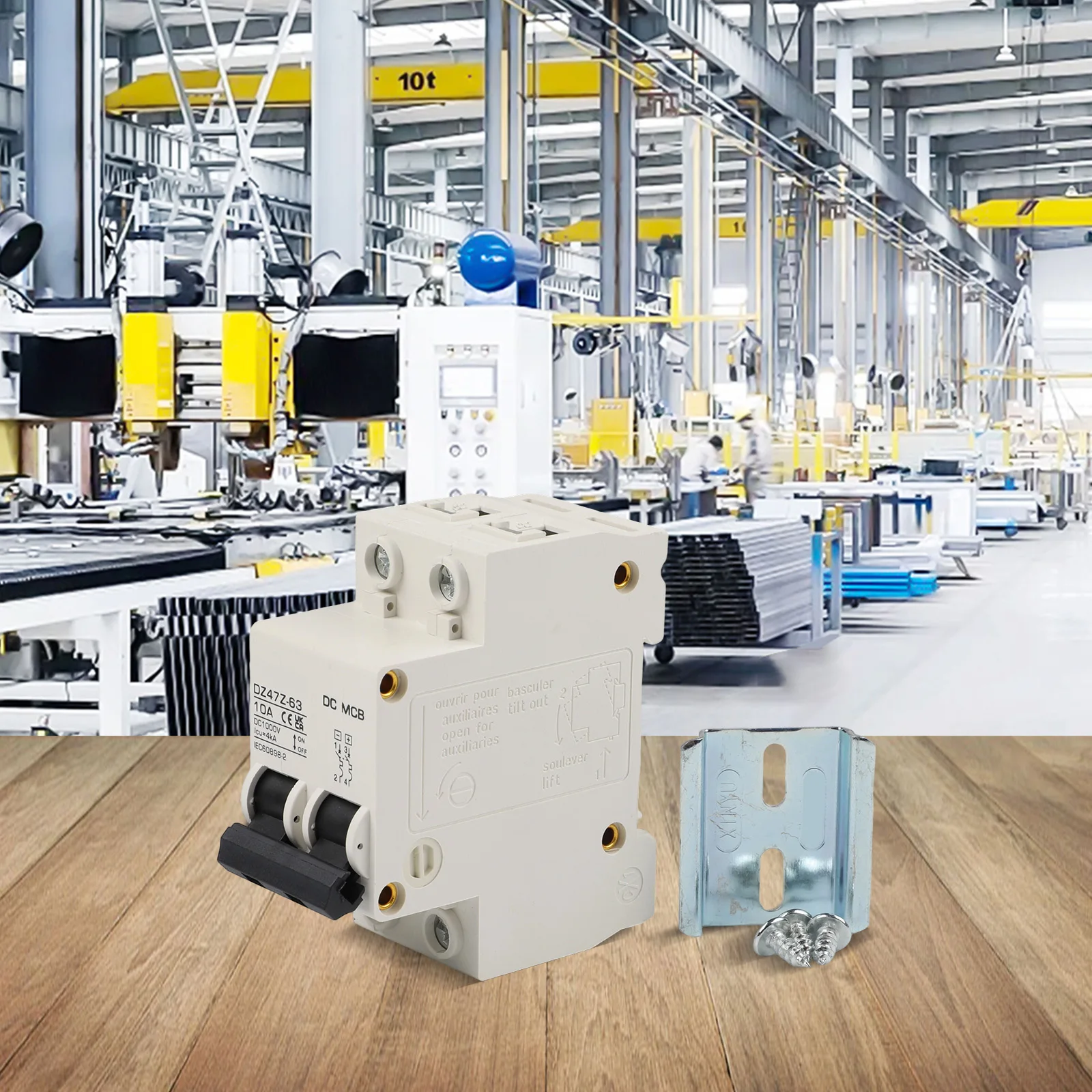 

Мощный миниатюрный автоматический выключатель постоянного тока 1000 В, 2-полюсный изолятор на 32 А для надежной защиты электрических цепей