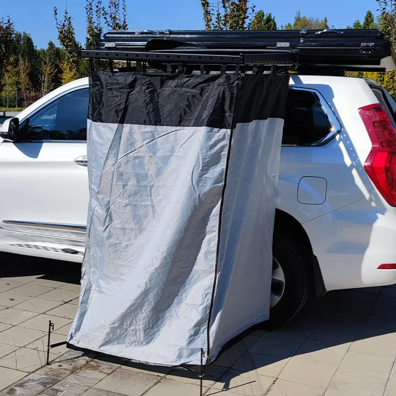Wholesale Lightweight Waterproof Car Roof Side Shower Tent Awning for Car Camping