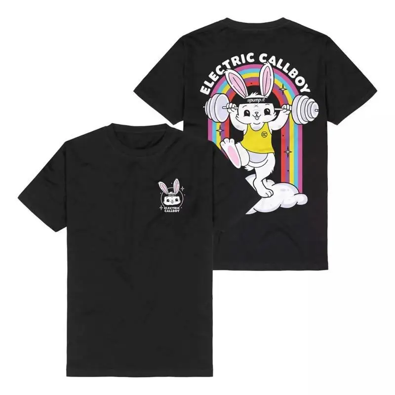 NEW ELECTRIC CALLBOY Pump It Bunny Black All Size T Shirt OM194