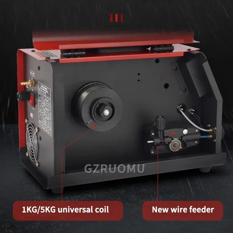 NB-250 Gasless Welding Machine Digital Display 3-In-1 Welder Airless Arc Tig Mig Welder Household Electric Welding Device 220V