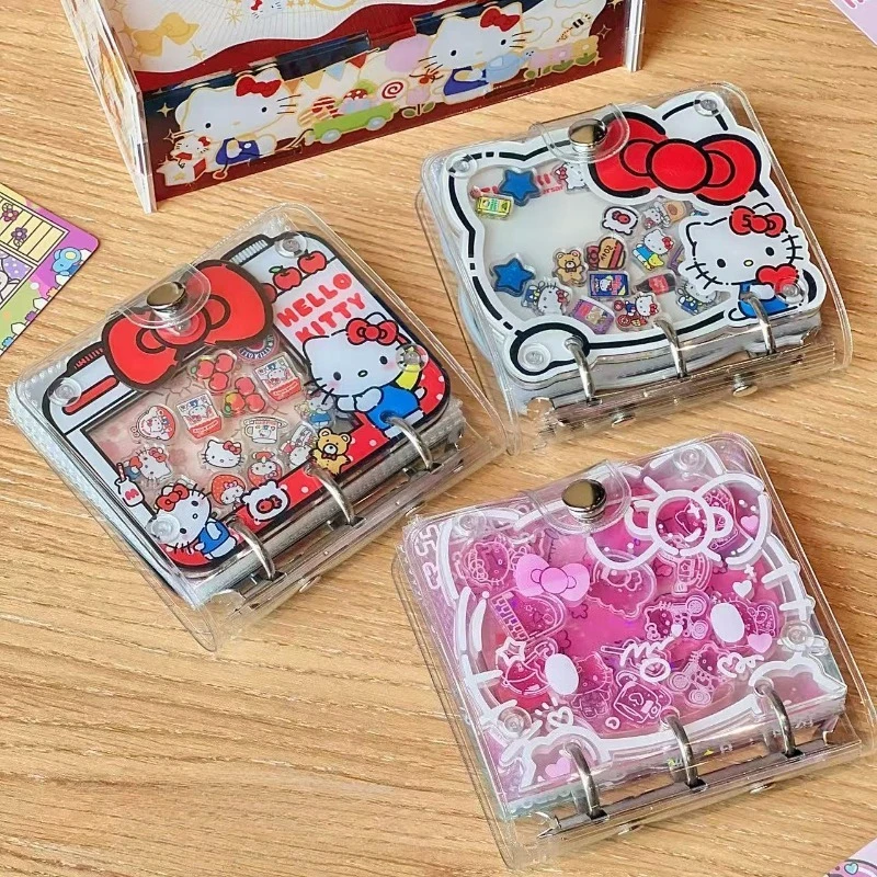 

Hello Kitty 3-inch Card Book Cute Cartoon Handmade DIY Album Acrylic Rocking Music Desktop Decoration Student Gift Wholesale