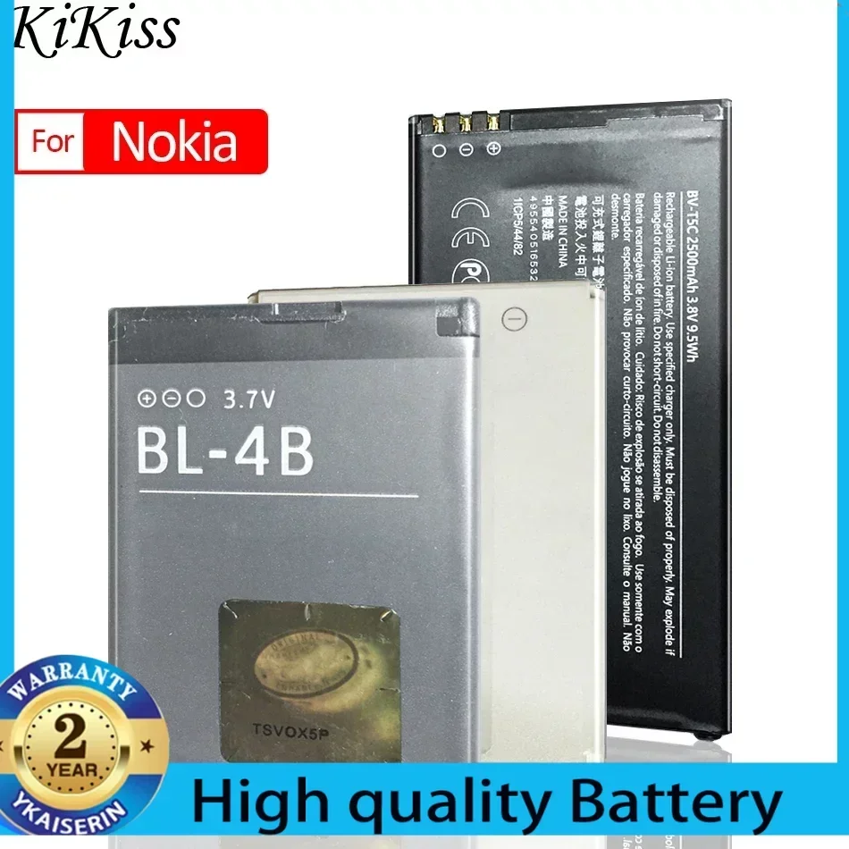 BL 4B/4C/4D/5B/5C/5CA/5CT/L4A BLC-2 BV 5J/5XW/T3G/T4B/T4D/T5A/T5C/T5E Batteria Per Microsoft Nokia Lumia N75 1265 N79 n71 1101 C5