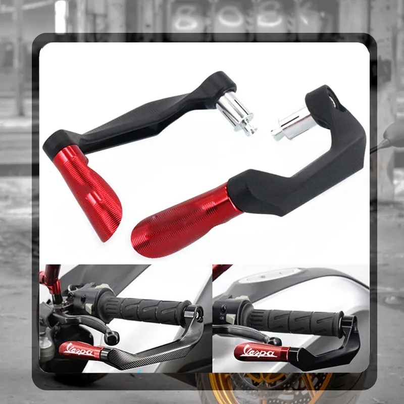 لفيسبا 160GS 180SS 150 VBA-T4 50-125/PV/ET3/PK/S/XL دراجة نارية CNC المقود القبضات الحرس دواسة فرامل عتلات الحرس حامي #1