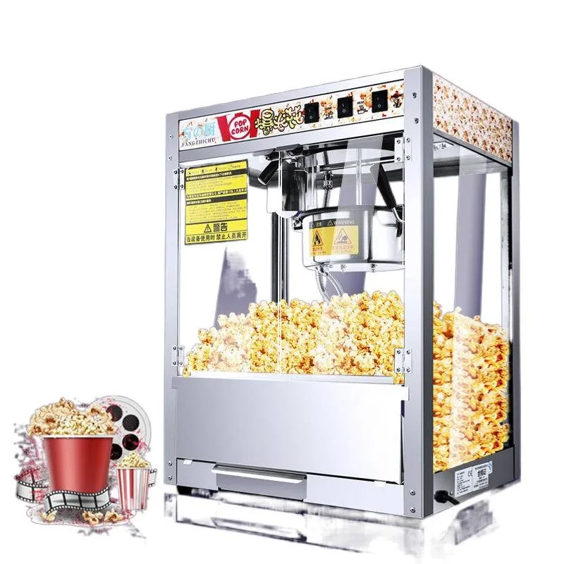 

Popcorn machine Commercial automatic stainless steel small corn machine