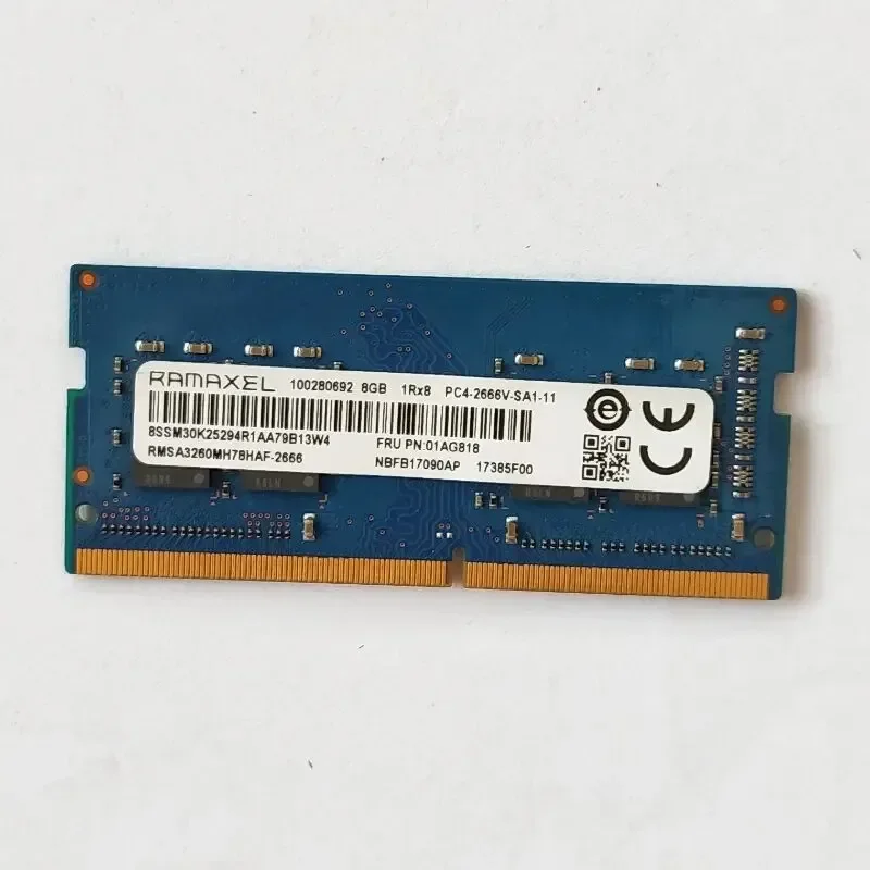 

A + RAMAXEL RAMS DDR4 8 ГБ 2666 МГц Память для ноутбука DDR4 8 ГБ 1RX8 PC4-2666V-SA1-11 Память для ноутбука SODIMM 1,2 В 260 контактов