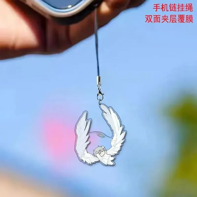 Брелок для ключей Sua Alien Stage Angel Till X, брелок с именем, сделанный вентилятор, подарок в стиле манга, брелок для телефона, подвеска