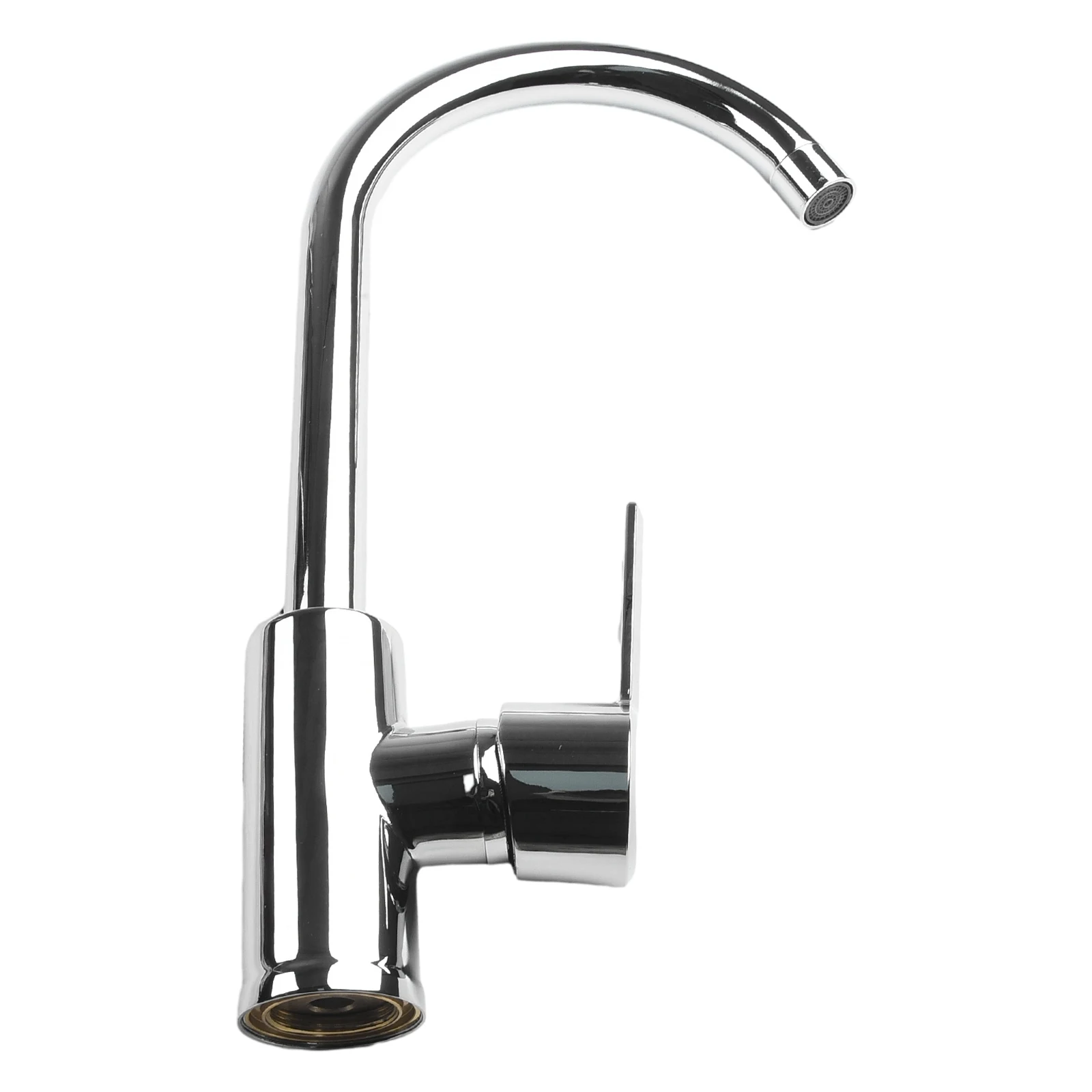 

Kitchen Bathroom Faucet Hot&Cold Water Mixer Tap Household Rotating Basin Sink Mixer Single Handle Swivel Spout Tap Chrome Part