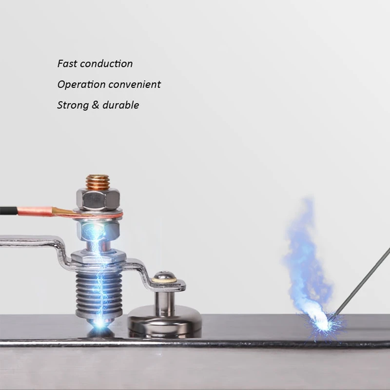 

300A Magnetic Welding Head Single Magnet Head Support Ground Clamp Neodymium Magnet Earth Holder-A50M