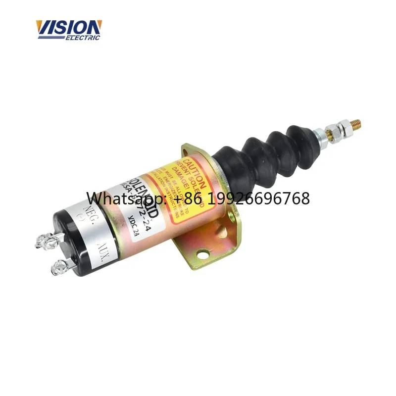 

1502ES-24C3U1B2S2 SA-5172-24 090110 1500-2060 1502-12C2G1B2 023041 RE55415 1751ES-12A7UC9B5S5 Stop Solenoid for Engine Generator