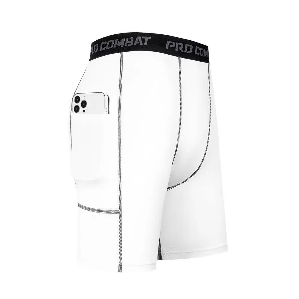 New running underwear for foreign trade, quick drying 4-point anti-wear breathable men's moisture wicking and sweat wicking outd