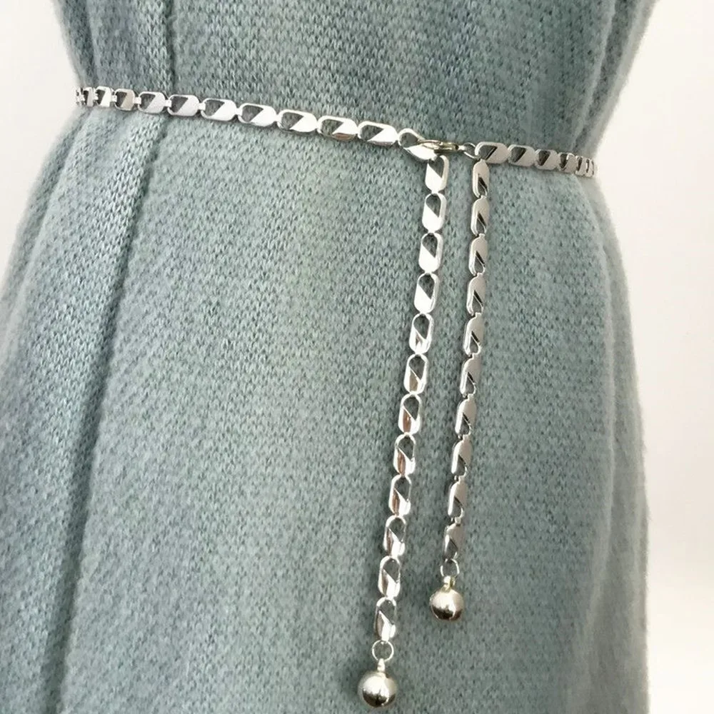 Metal Chain Women's Jewelry New Waist Chain Punk Retro Single Layer Metal Body Chain Fashionable Versatile