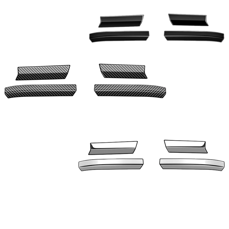 Car Side Rear View Mirror Trim Strip Stickers For Toyota TACOMA 2024 Car Exterior Accessories Component Carbon Fiber