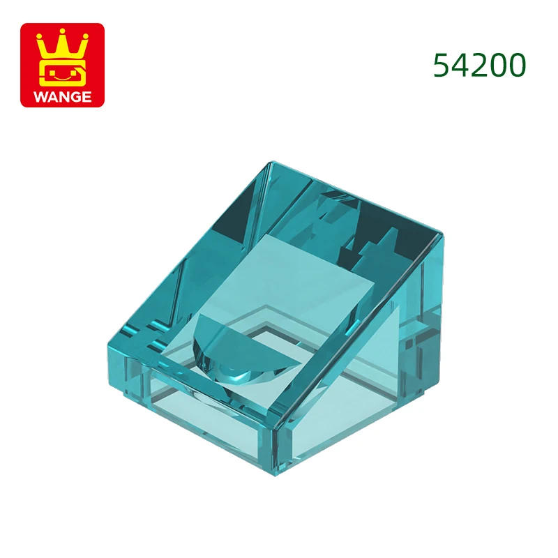 Wange 543 stks/partij 54200 1x1 Helling Bouwstenen Geneigd Panel Bricks DIY Compatibel met alle Merk Speelgoed voor Kinderen Geschenkdoos
