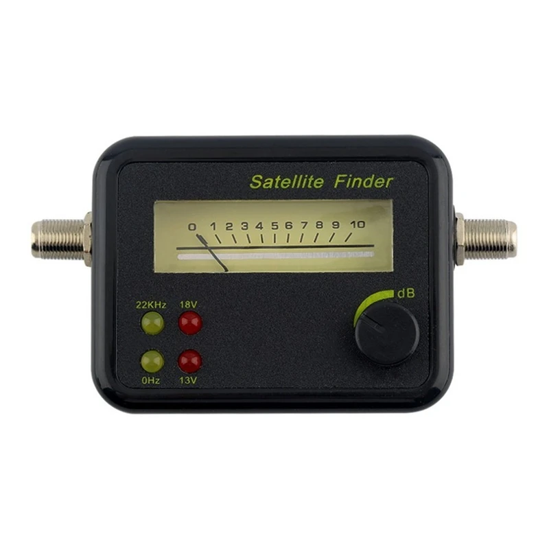 Plastic Black Mini Digital Lcd Display Satellite Signal Finder Meter Tester With Excellent Sensitivity Satellite Tv Receiver