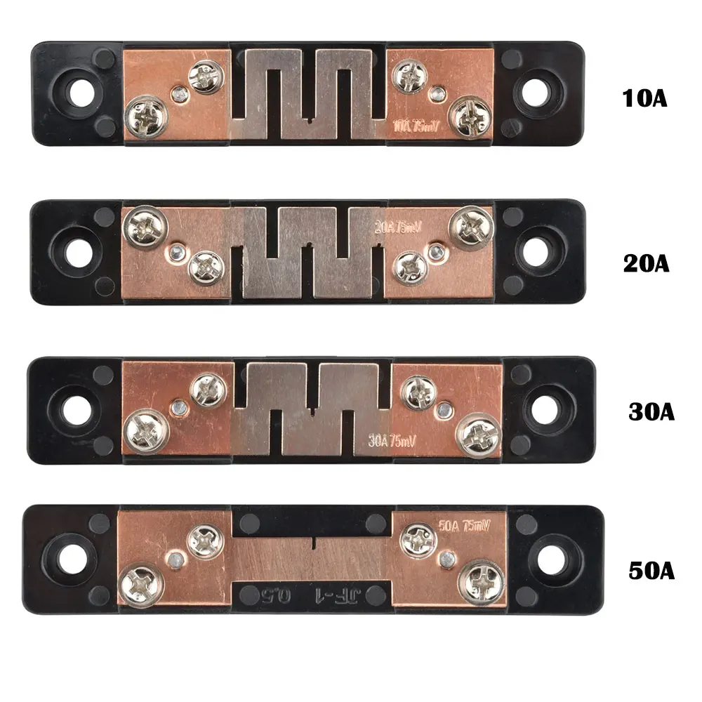 External Shunt JF-1 10-50A 75mV Current Meter Shunt Resistor for Digital Voltmeter Ammeter Wattmeter Meter New Type Of Shunt